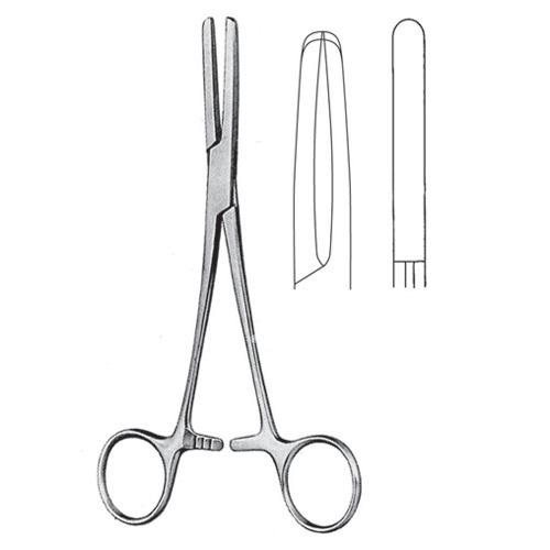 Tubing Clamp Forceps, 16.5cm Rhein site